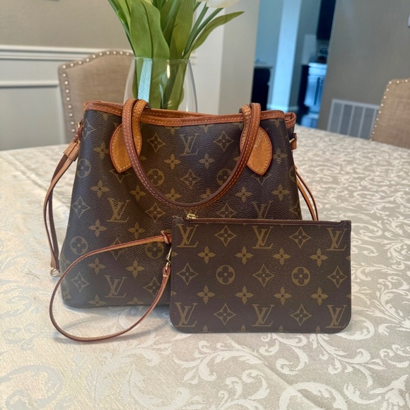 🔥 LOUIS VUITTON NEVERFULL PM with POUCH 🔥 - Picture 1 of 8